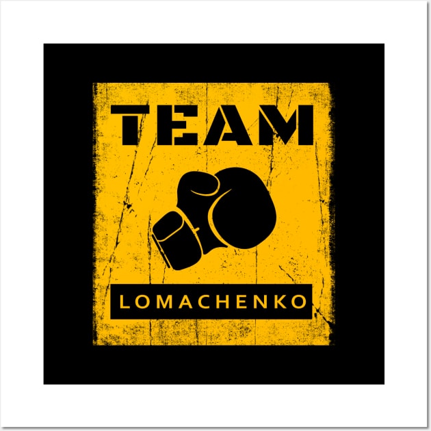 Team Lomachenko Fans Wall Art by Yasna